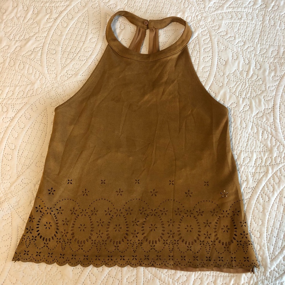 Zara Suede Top Size S